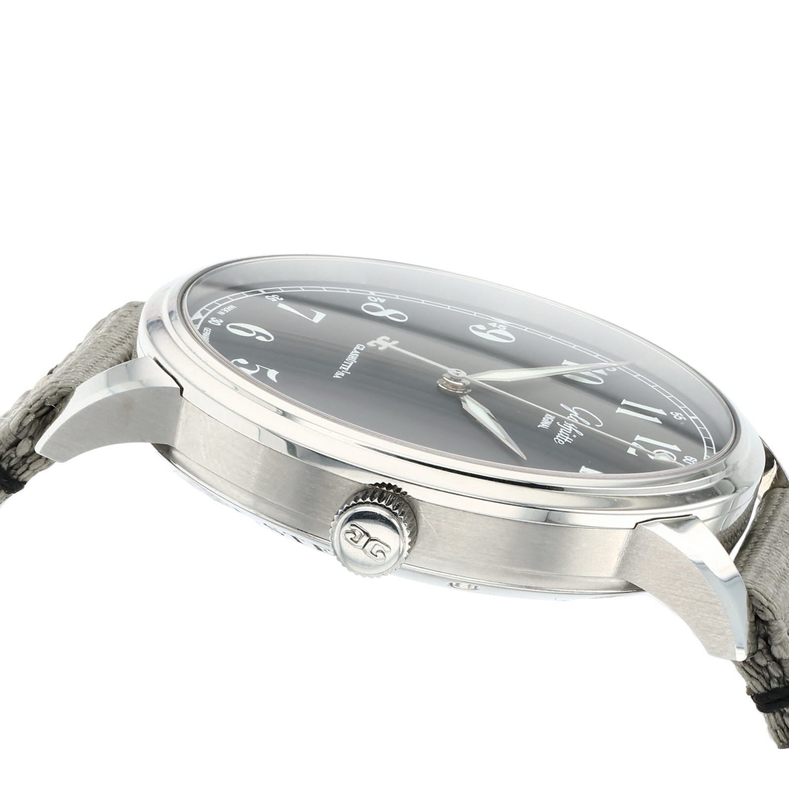 Glashutte Original Senator Steel Black Dial 40mm Automatic Mens 1-36-01-03-02-66