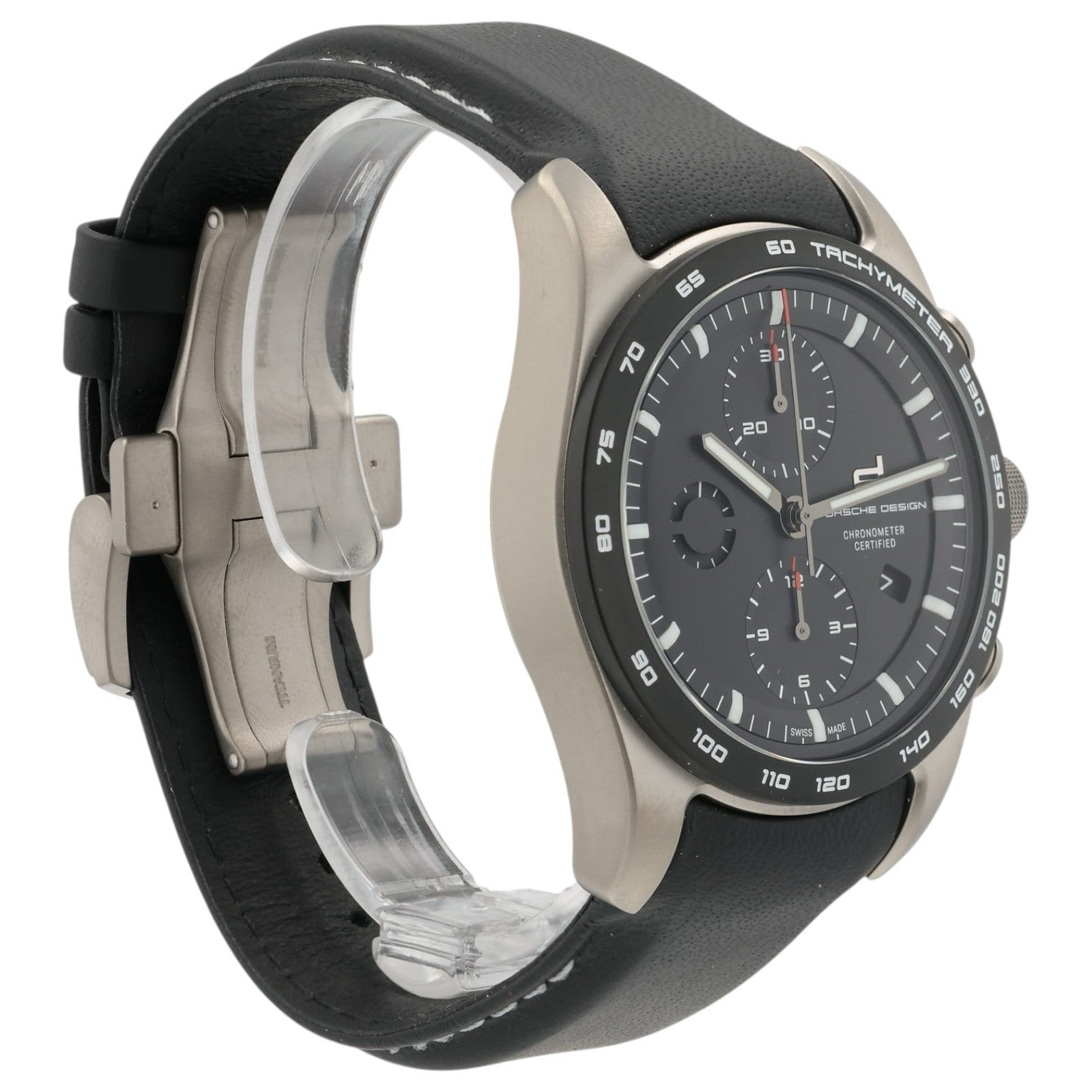 NEW Porsche Design Chronograph Black Dial Titanium 42mm Auto Men’s 6014.0001