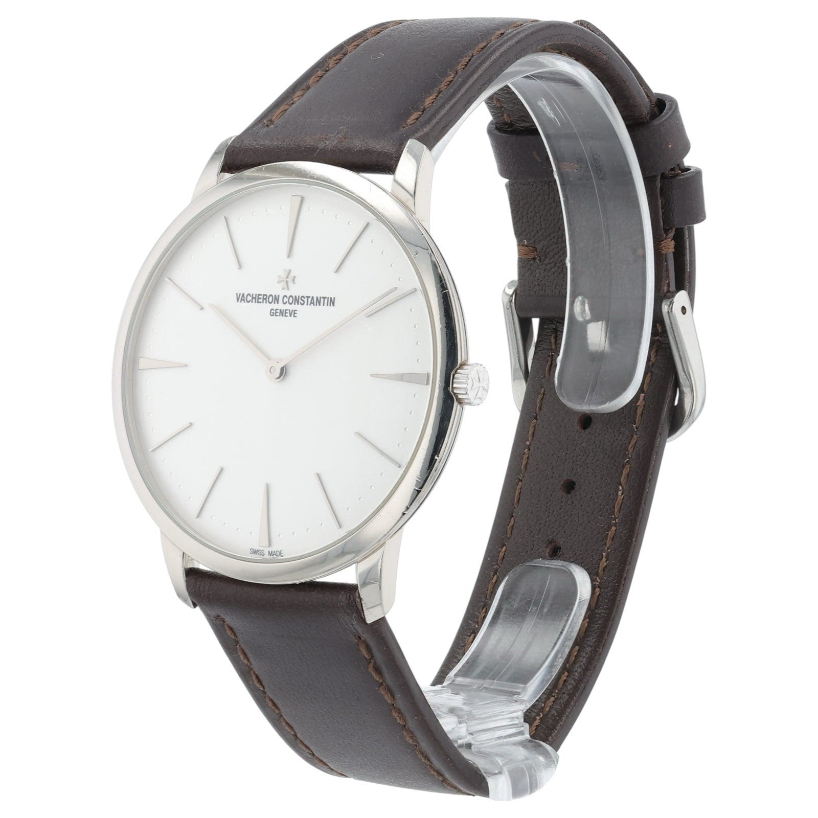 Vacheron Constantin Patrimony 18k White Gold Silver Dial 40mm Manual Wind 81180
