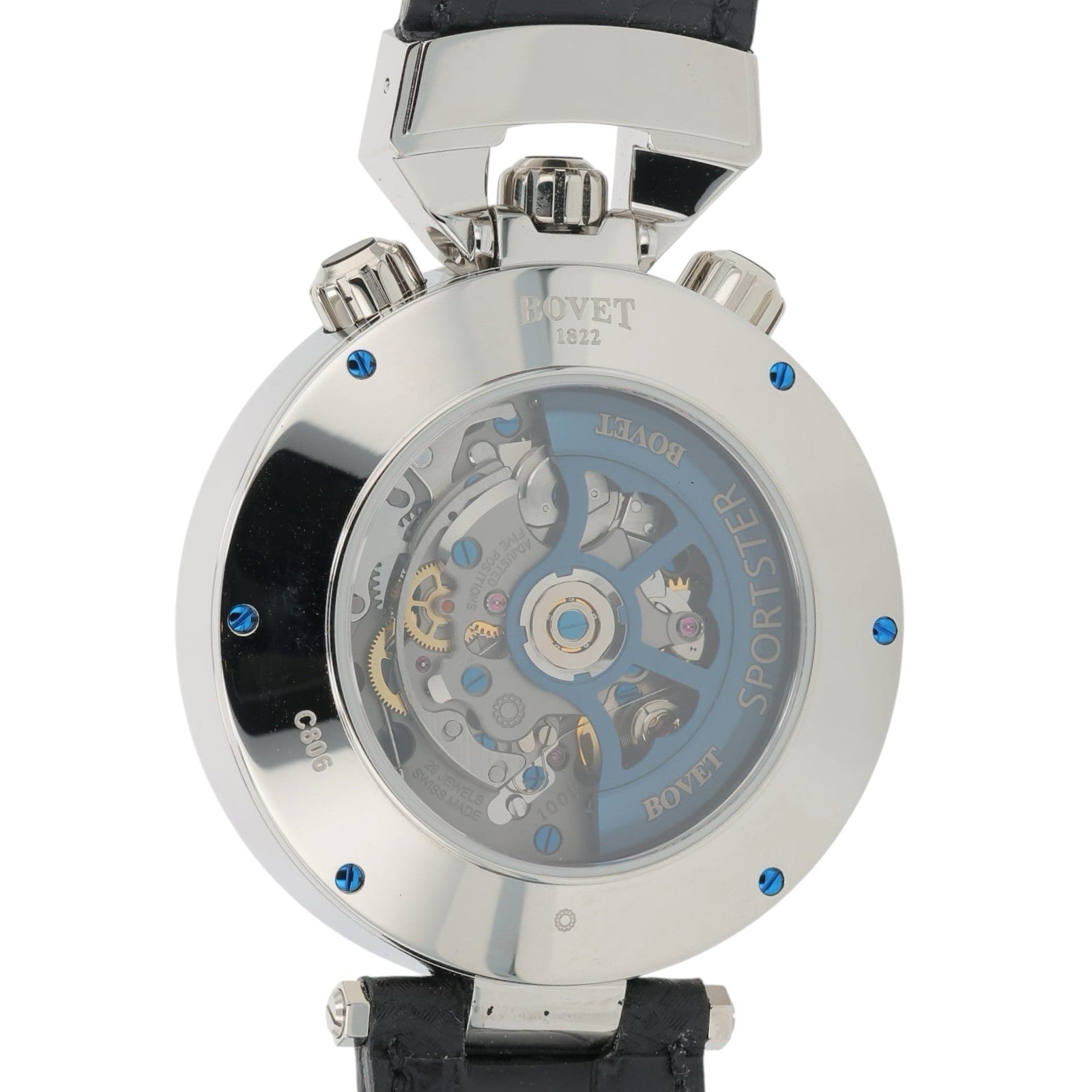 NEW 2025 Bovet Sportster Steel Orange Dial 46mm Automatic Men’s Watch SP0480