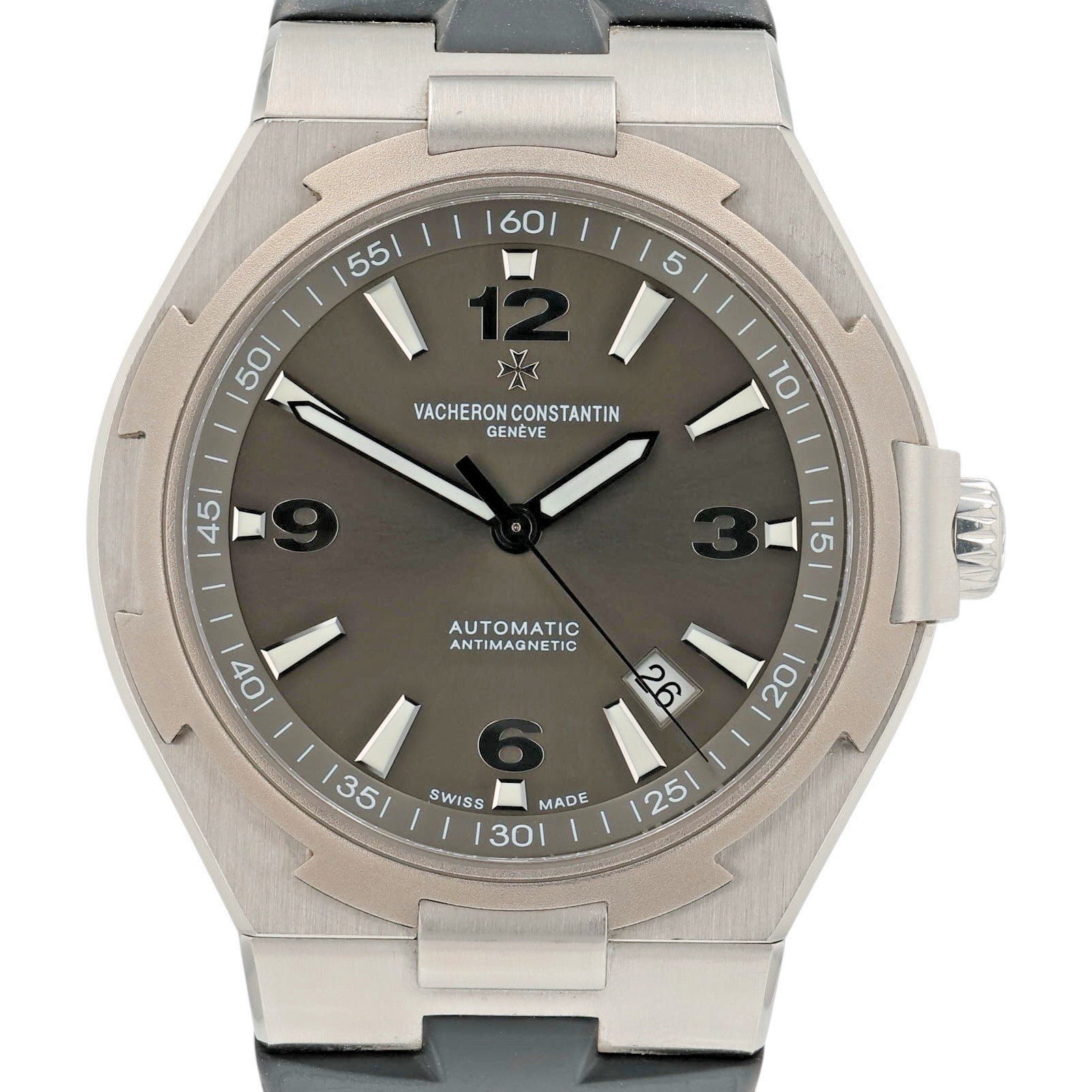 Vacheron Constantin Overseas Steel Grey Dial 42mm Automatic Mens Watch 47040