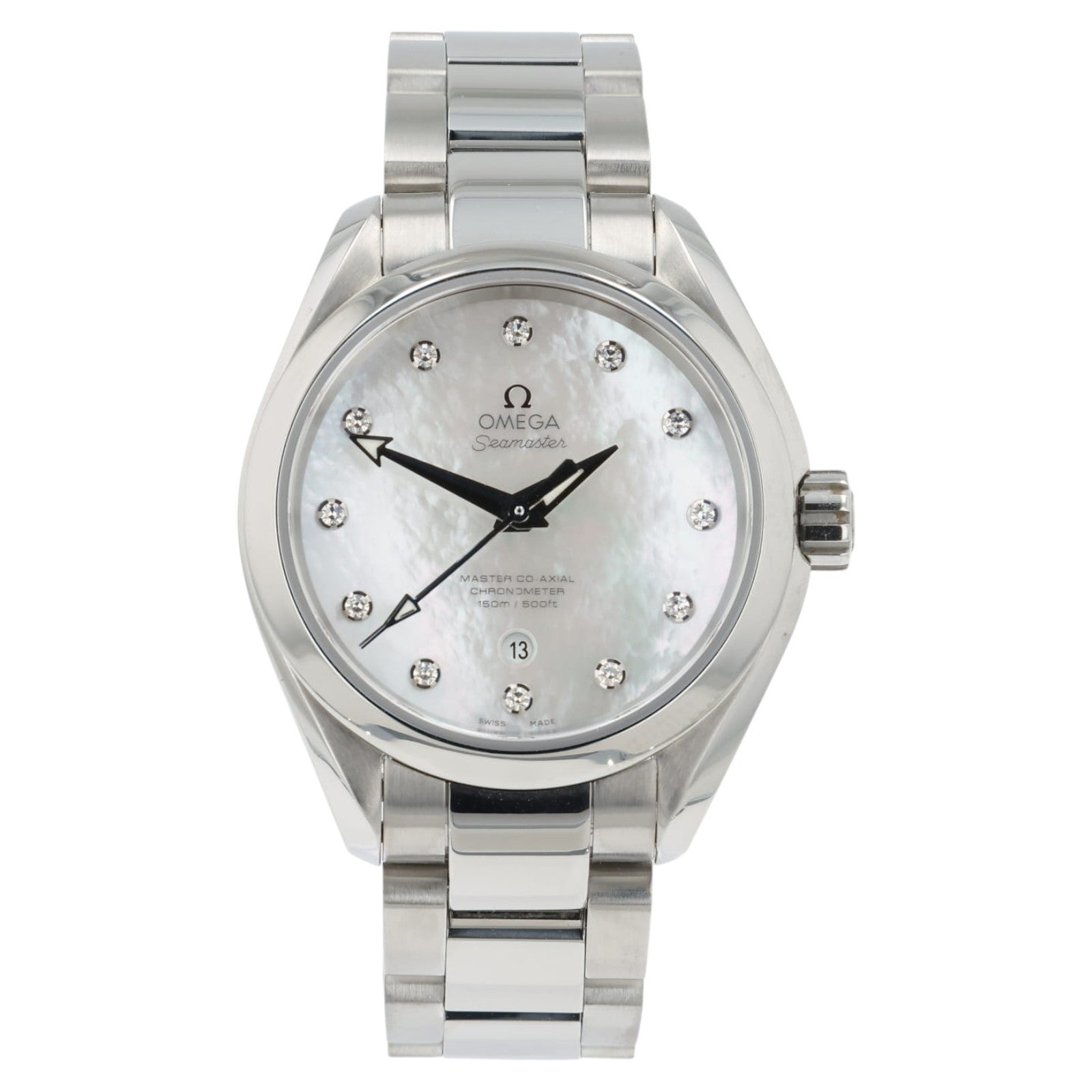 Omega Seamaster Aqua Terra MOP Dial Steel 34mm Automatic 231.10.34.20.55.002