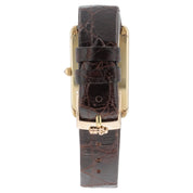 Corum Ingot 18k Yellow Gold 30x40mm Gold Dial Quartz Movement Mens Watch GR15