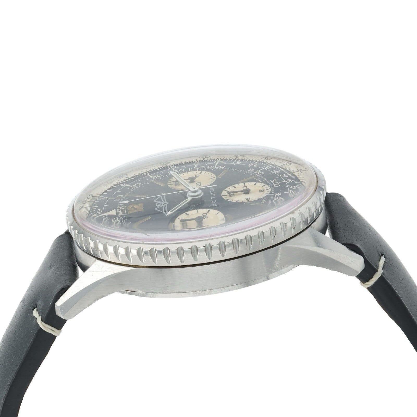 Breitling Navitimer Twinjet Black Dial Steel 41mm Manual Wind Men’s Watch 806