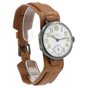 Rolex Dunklings White Dial Silver Case 33mm Manual Wind Men’s Watch