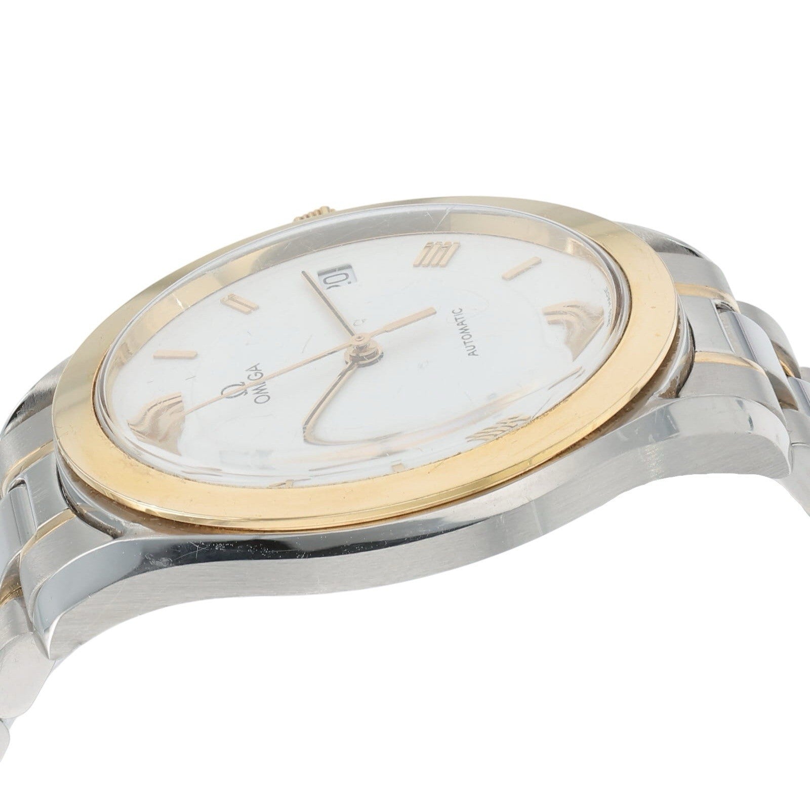 Omega Classic Heritage Steel & Gold White Dial 35mm Automatic Men’s 166.0285