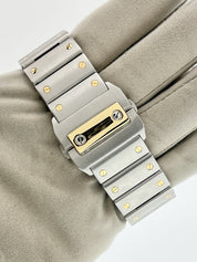 Cartier Santos XL Gold And Steel Silver Dial 38mm Automatic Men’s Watch W200728G