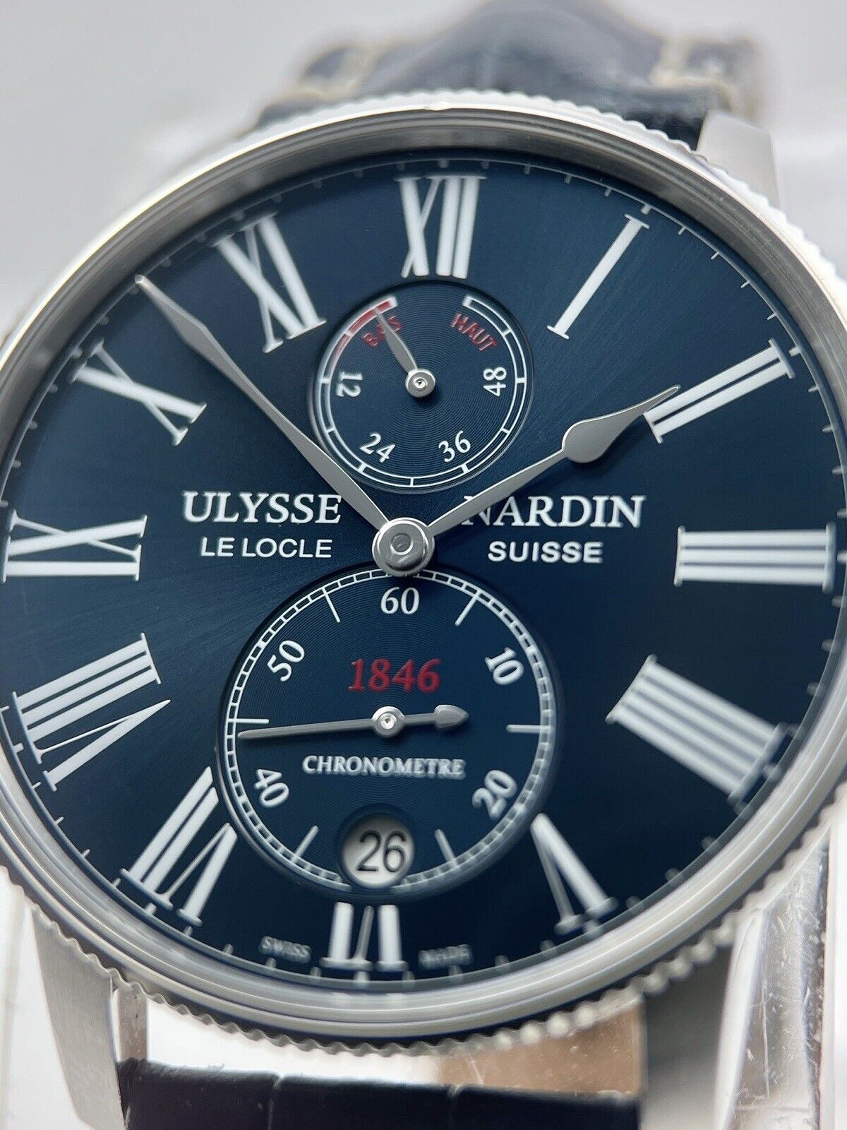 Ulysse Nardin Marine Blue Dial Torpilleur 42mm 1183-310 Men’s Automatic Watch