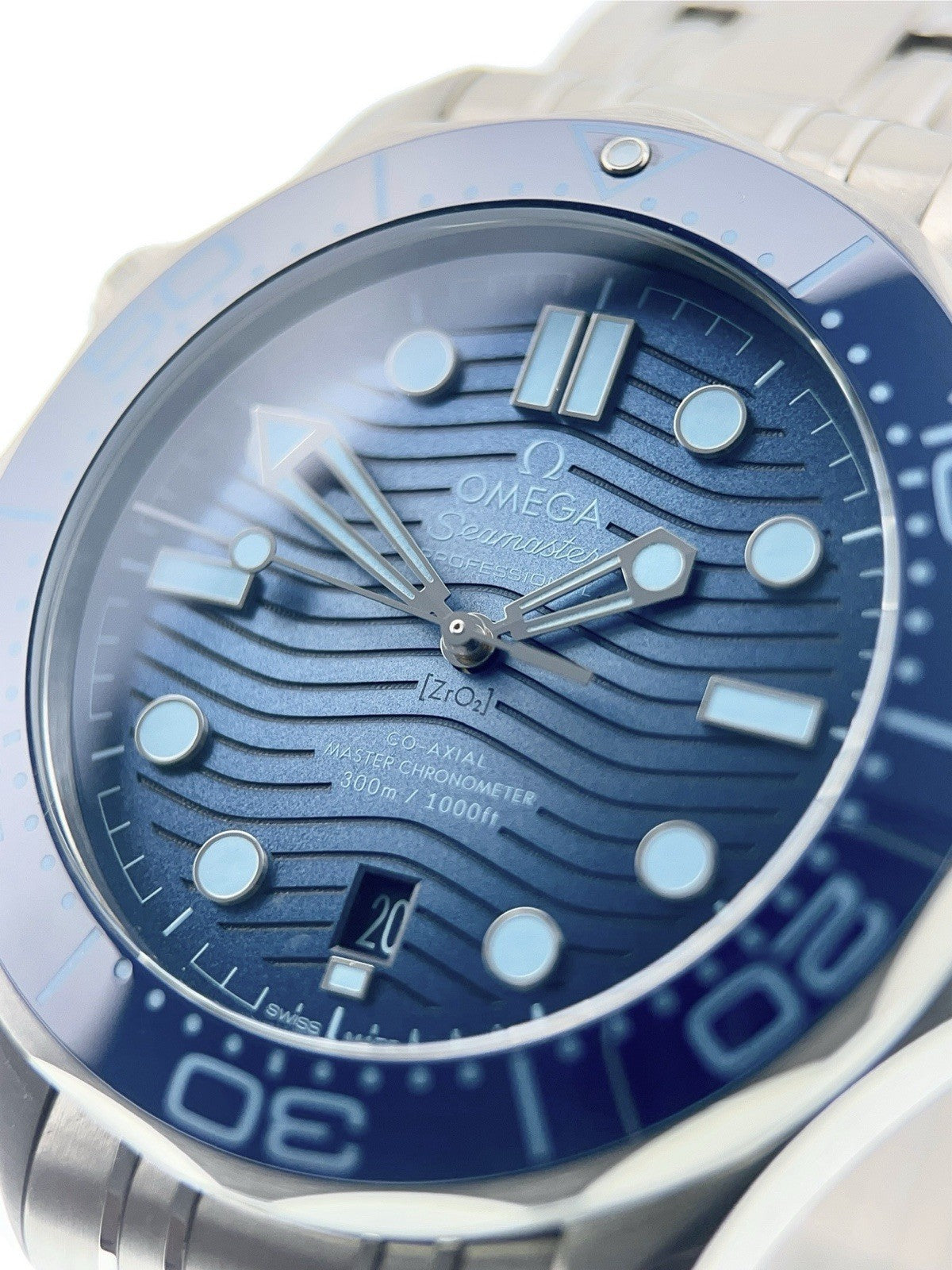 Omega Seamaster Stain. Steel Blue Dial 42mm Automatic Men’s 210.30.42.20.03.003