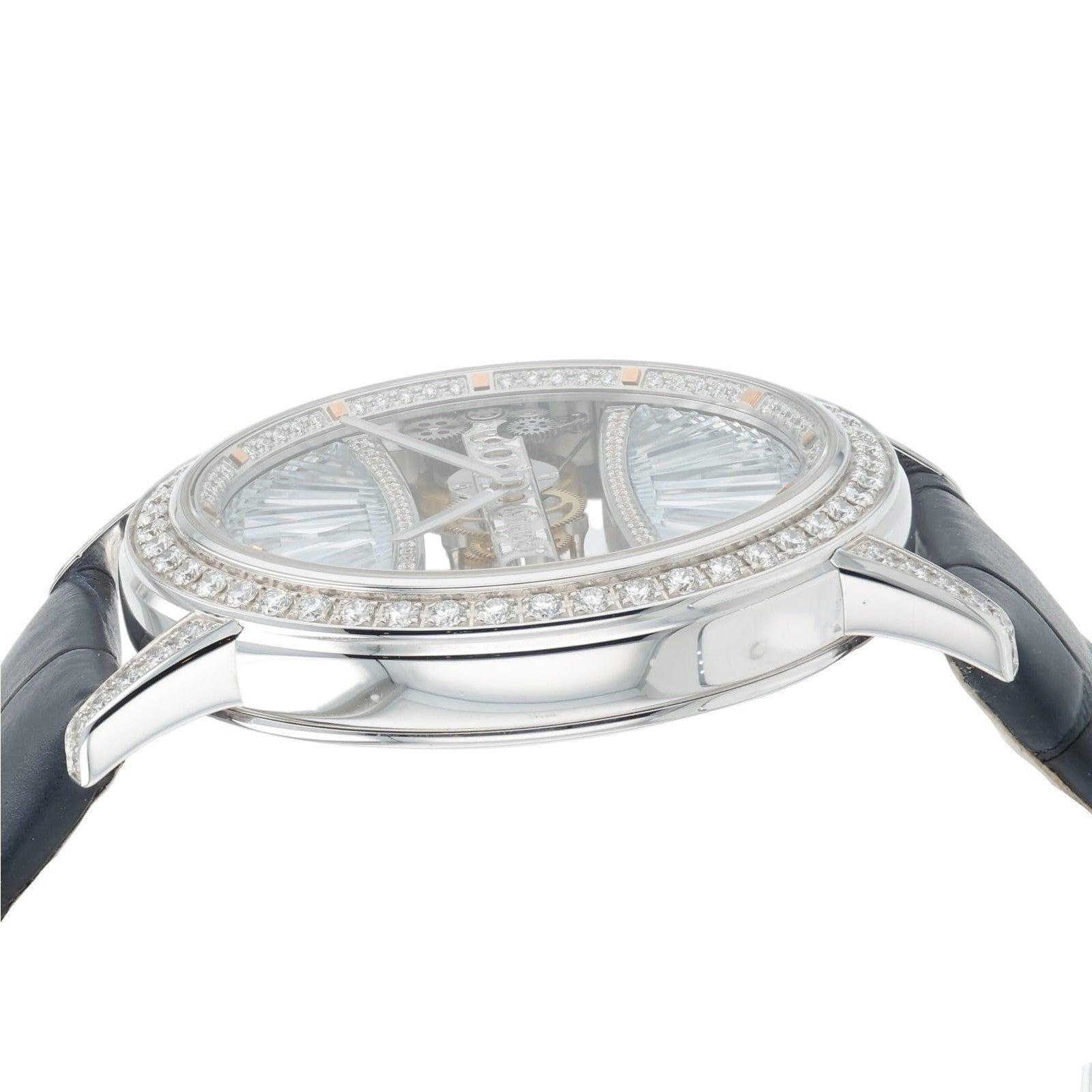 Corum Golden Bridge Round 18k White Gold Skeleton Dial 39mm Manual B113/03169