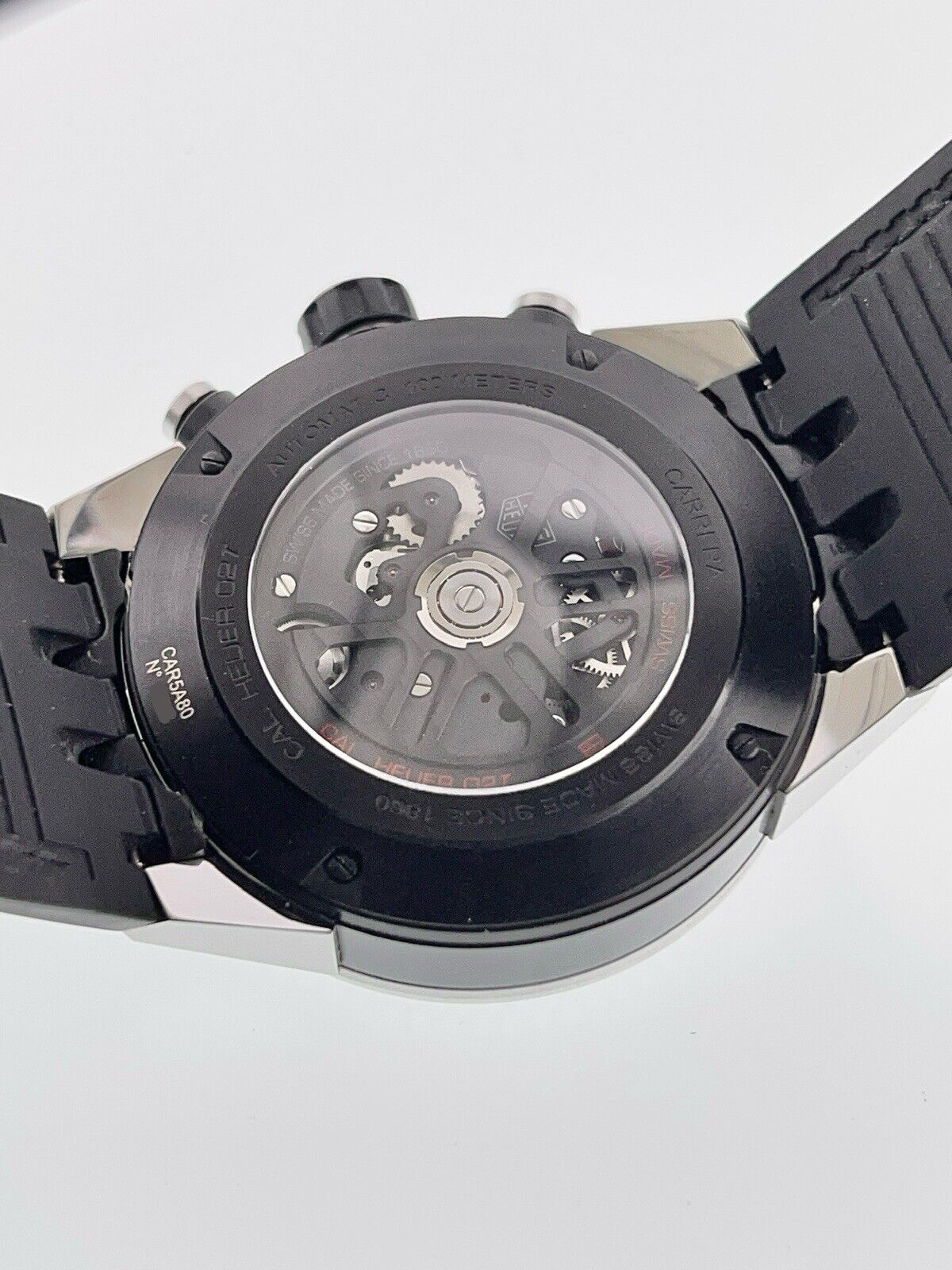 Tag Heuer Carrera Heuer 02T Factory Diamond Skeleton 45mm Men's Watch CAR5A80
