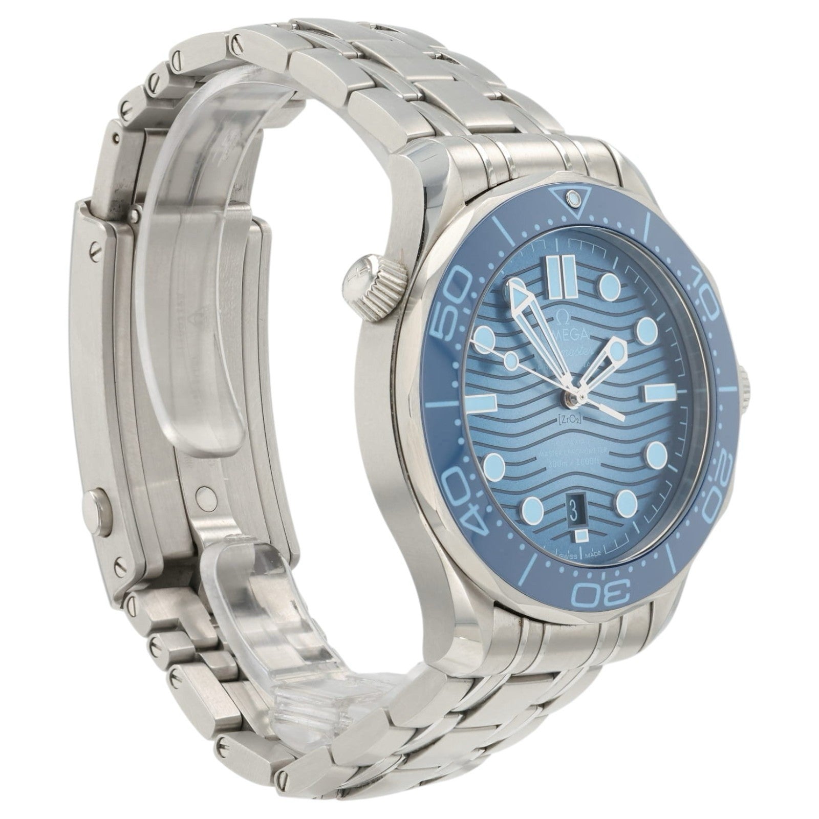 Omega Seamaster Summer Blue Dial Steel 42mm Automatic 210.30.42.20.03.003