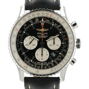 Breitling Navitimer Black Dial Stainless Steel 46mm Automatic Men’s Watch AB0127