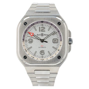 Bell & Ross BR05 Stainless Steel White Dial 41mm Automatic Men’s Watch BR05GMT