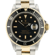 Rolex Submariner Black Dial Gold & Steel 40mm Automatic Movement Men’s 16803