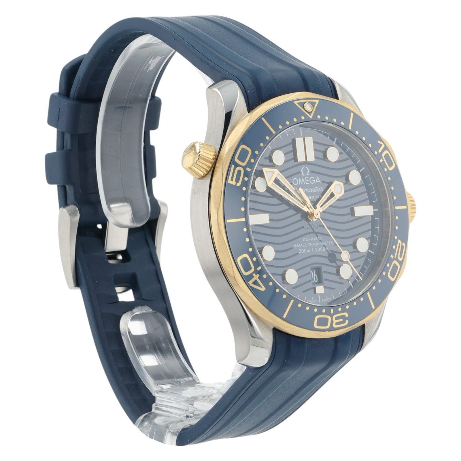 Omega Seamaster Diver Blue Dial Gold & Steel 42mm Automatic 210.22.42.20.03.001
