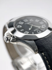 Tudor Prince Date 39mm Automatic Stainless  Black Dial  79410P - Box And Papers