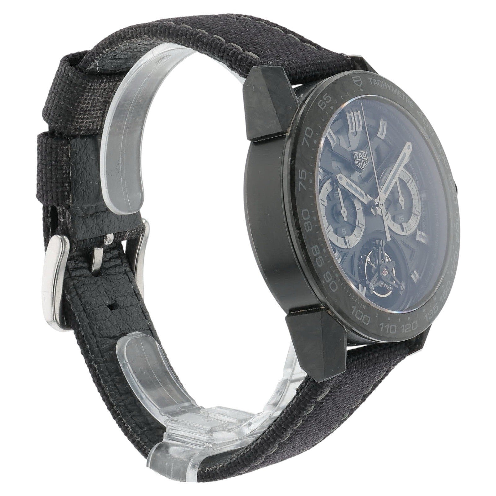 Tag Heuer Carrera Tourbillon Carbon Fiber & Titanium Black Dial 45mm CAR5A8P