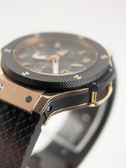Hublot Big Bang Chronograph 18k Rose Gold Black Dial 44mm Watch 301.PB.131.RX