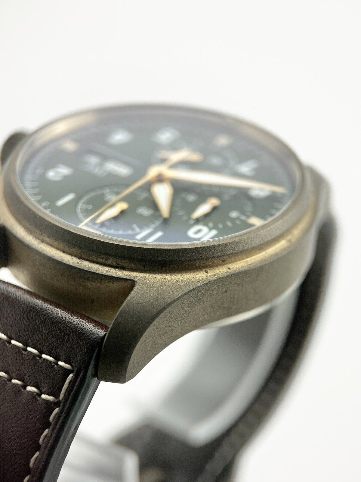 IWC Pilot's Watch Spitfire Chronograph Bronze Green Dial Automatic 41mm IW387902