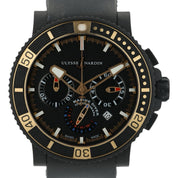 Ulysse Nardin Chronograph Black Dial Steel 46mm Automatic Men’s Watch 353-90