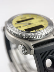 Breitling Emergency Titanium Yellow Dial 43mm Digital Quartz Men’s Watch E76321