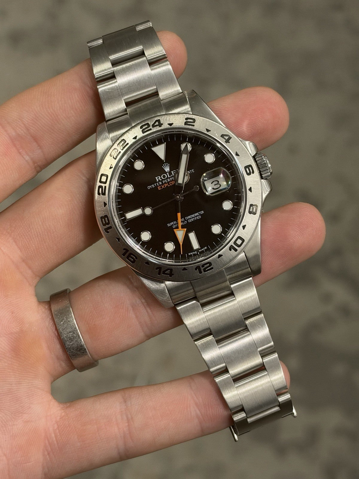 Rolex Explorer II Black Dial Stainless Steel 42mm Automatic Men's Watch 216570