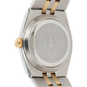 Rolex Datejust OysterQuartz Gold & Steel White Dial 36mm Quartz Mens Watch 17013