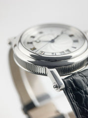 Breguet Marine Date Stainless Steel Silver Dial 39mm Automatic Men’s Watch 5817