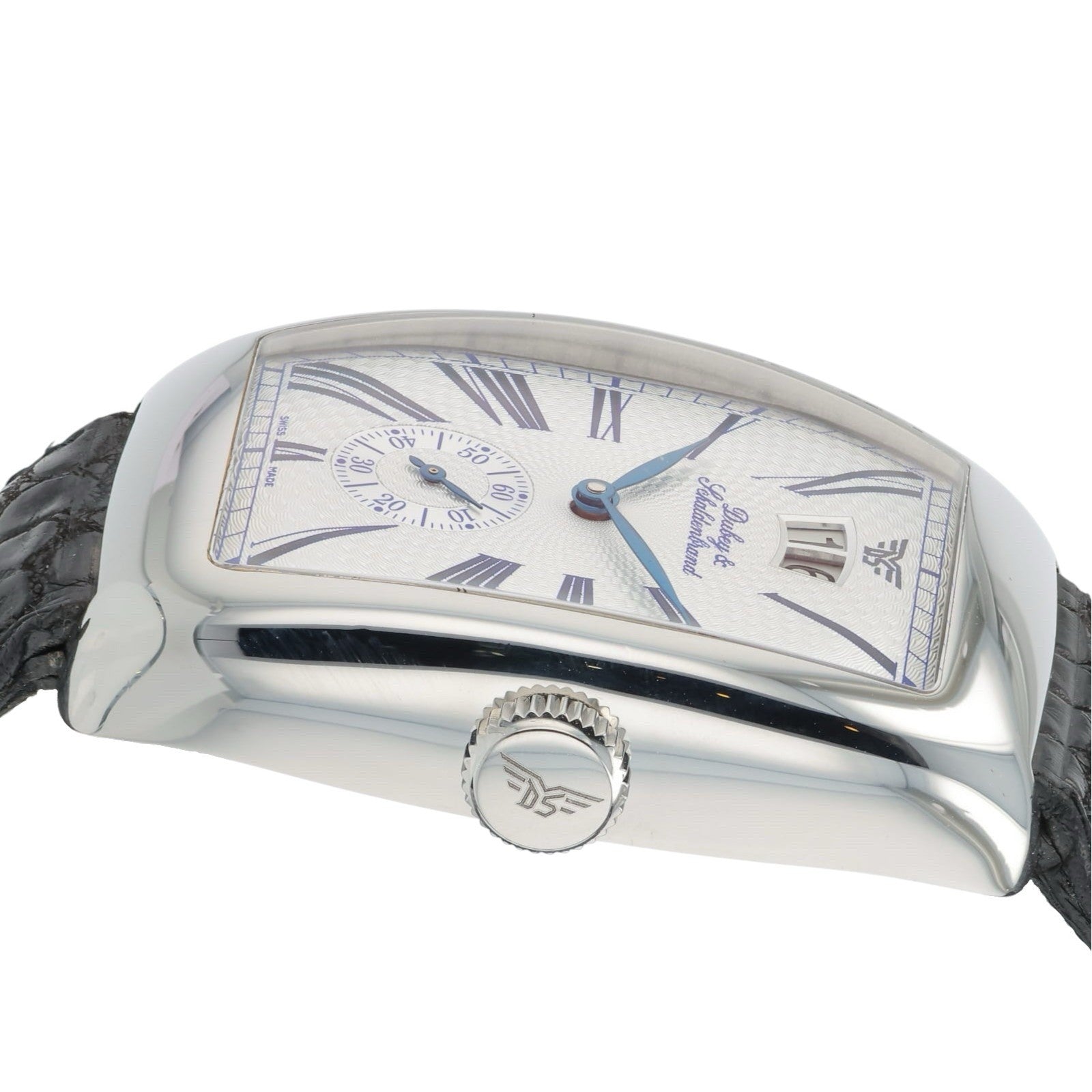 Dubey & Schladen Aerodyn Date Men’s Stainless Steel Silver Dial 33mm Automatic