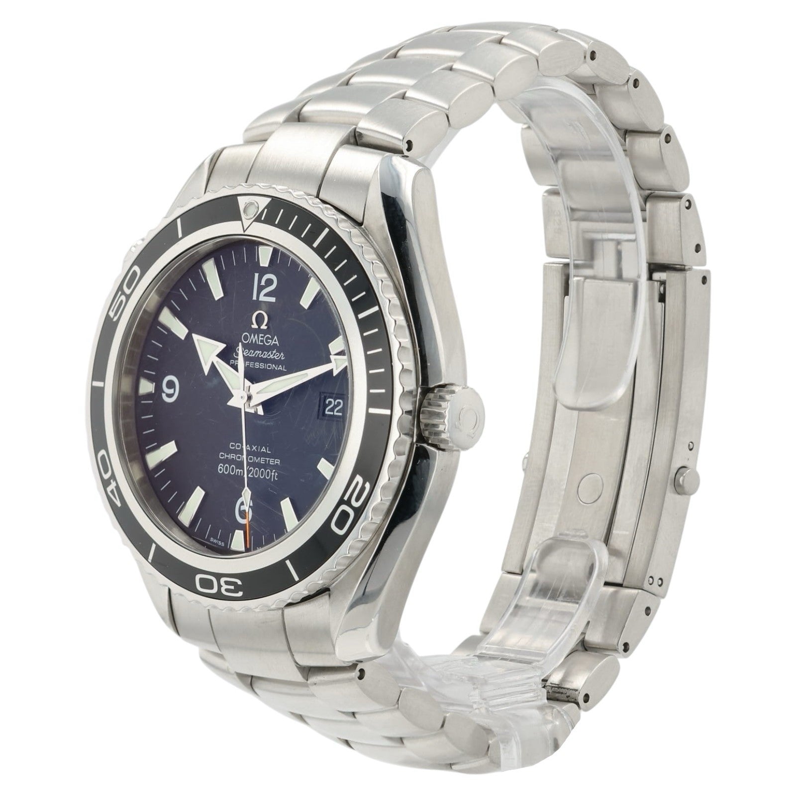 Omega Seamaster Black Dial Stainless Steel 45mm Automatic Men’s Watch 2200.50
