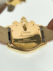 Cartier Roadster 18k Yellow Gold Champagne Dial 43mm Automatic Watch 2619