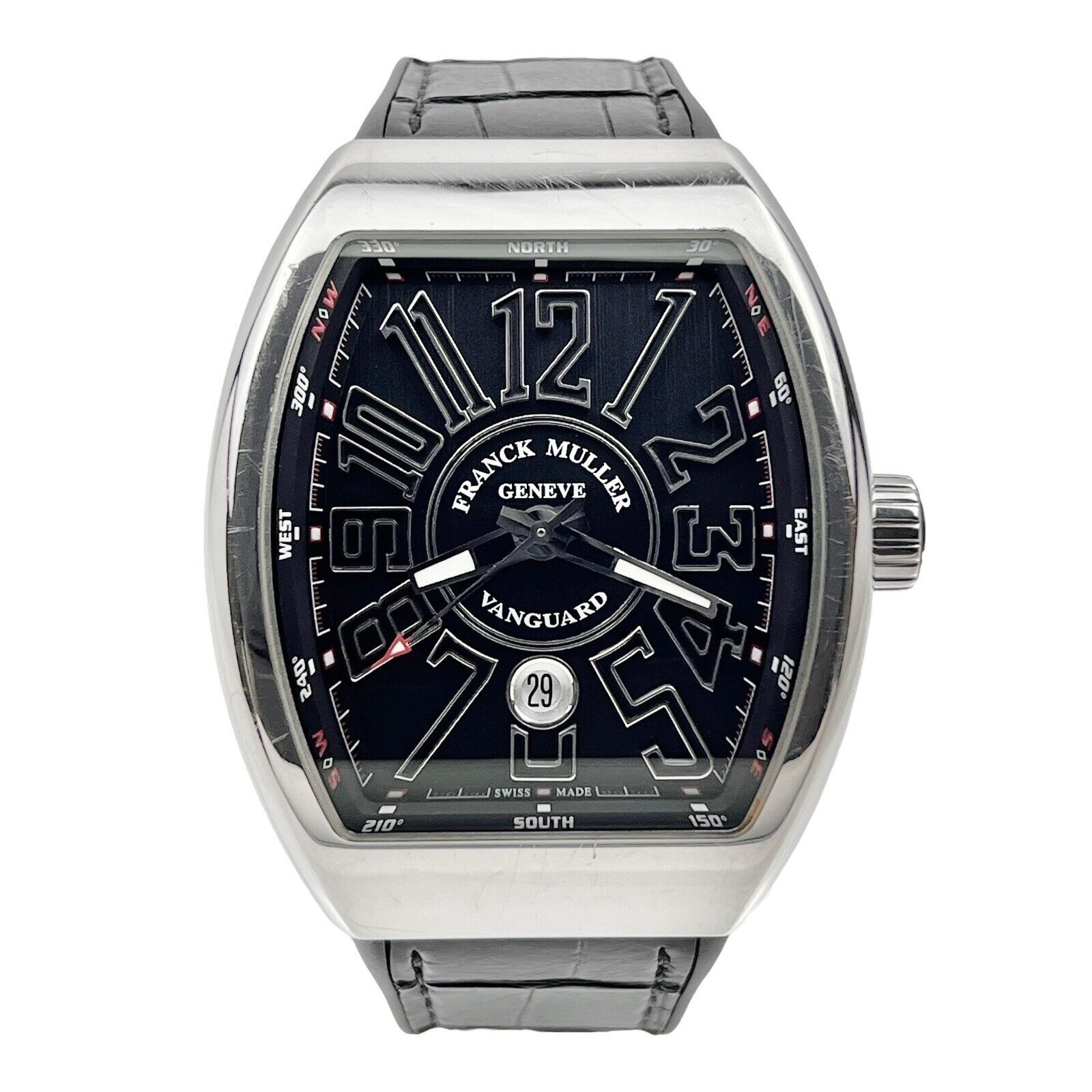 Franck Muller Franck Muller Vanguard V45SCDT Black Dial 45mm Box And Papers