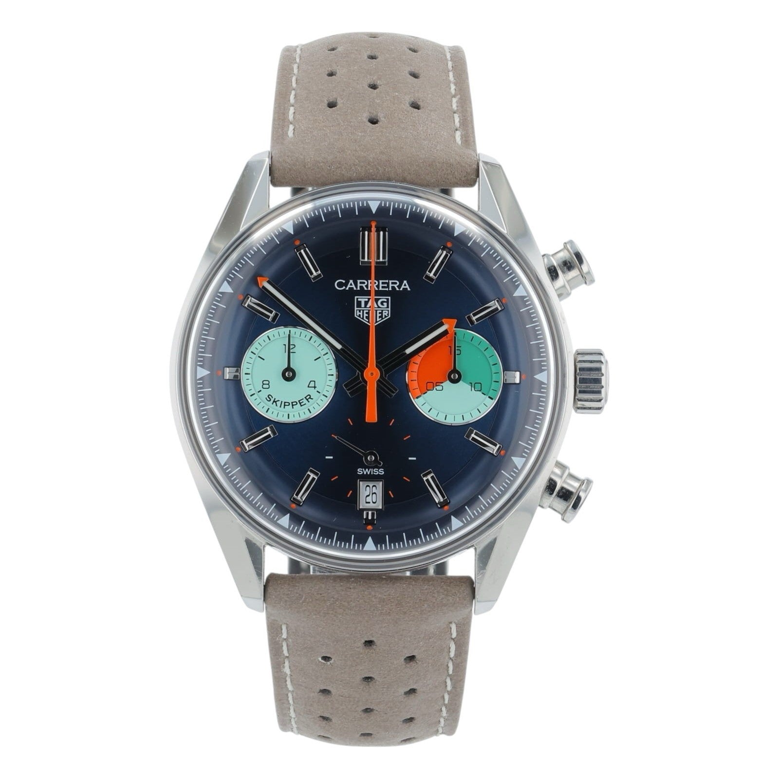 Tag Heuer Carrera Stainless Steel Blue Dial 39mm Automatic Mens Watch CBS2213