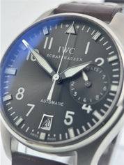 IWC Big Pilot 18k White Gold Grey Dial 46mm Automatic Mens Watch IW500402