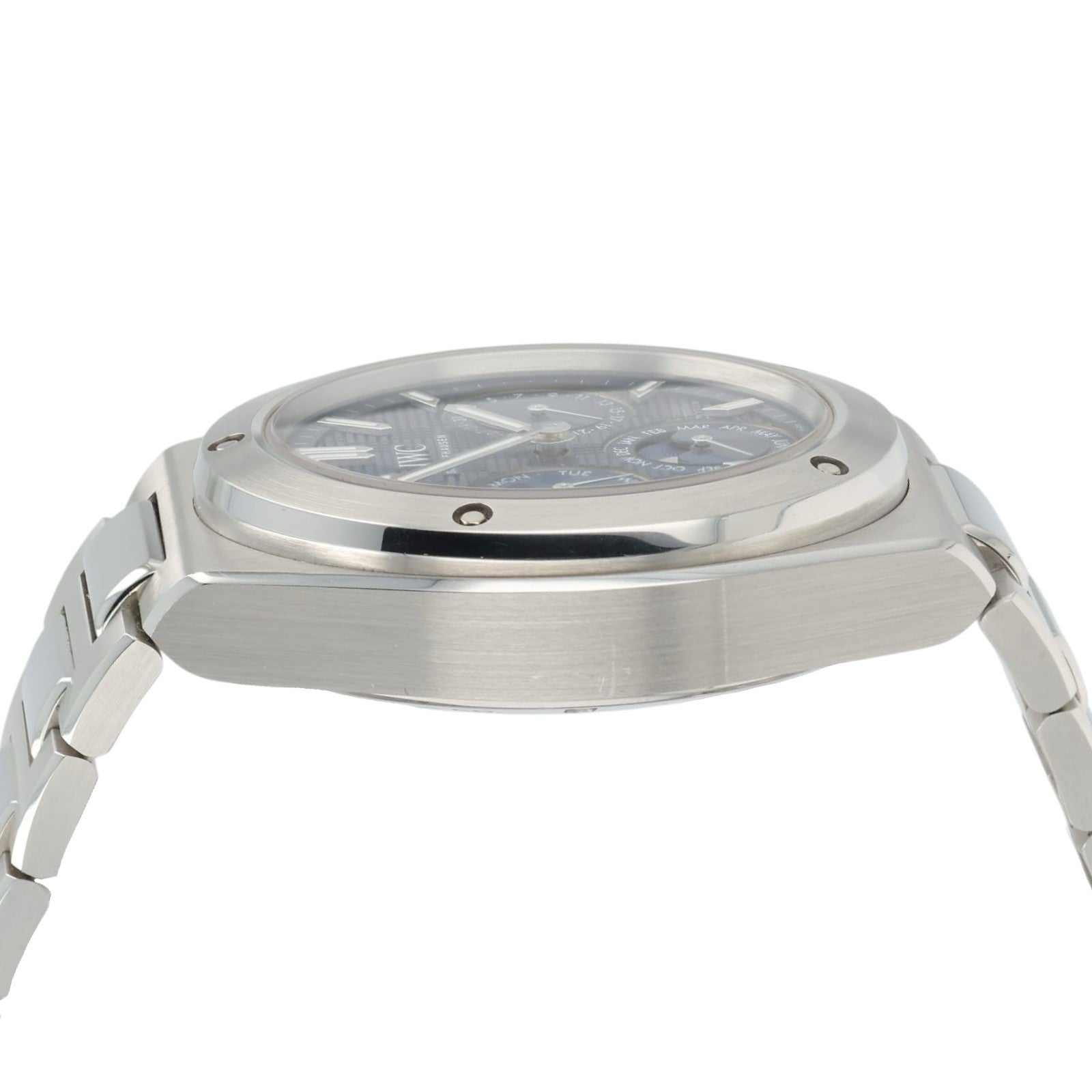 IWC Ingenieur Perpetual Calendar Blue Dial Steel 41.6mm Auto Mens Watch IW344903