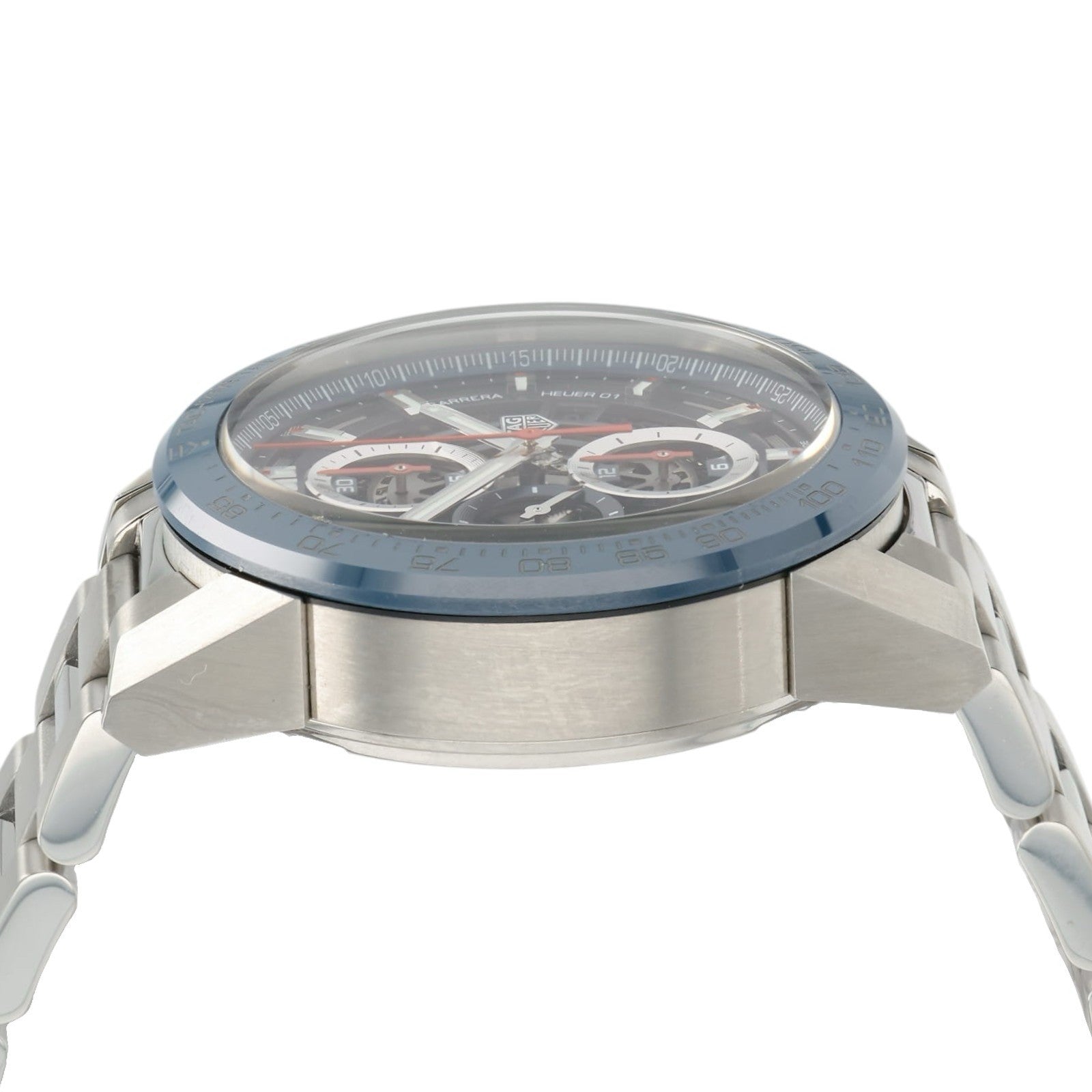 Tag Heuer Calibre Skeleton Dial Stainless Steel 43mm Automatic Men’s CAR201T-0