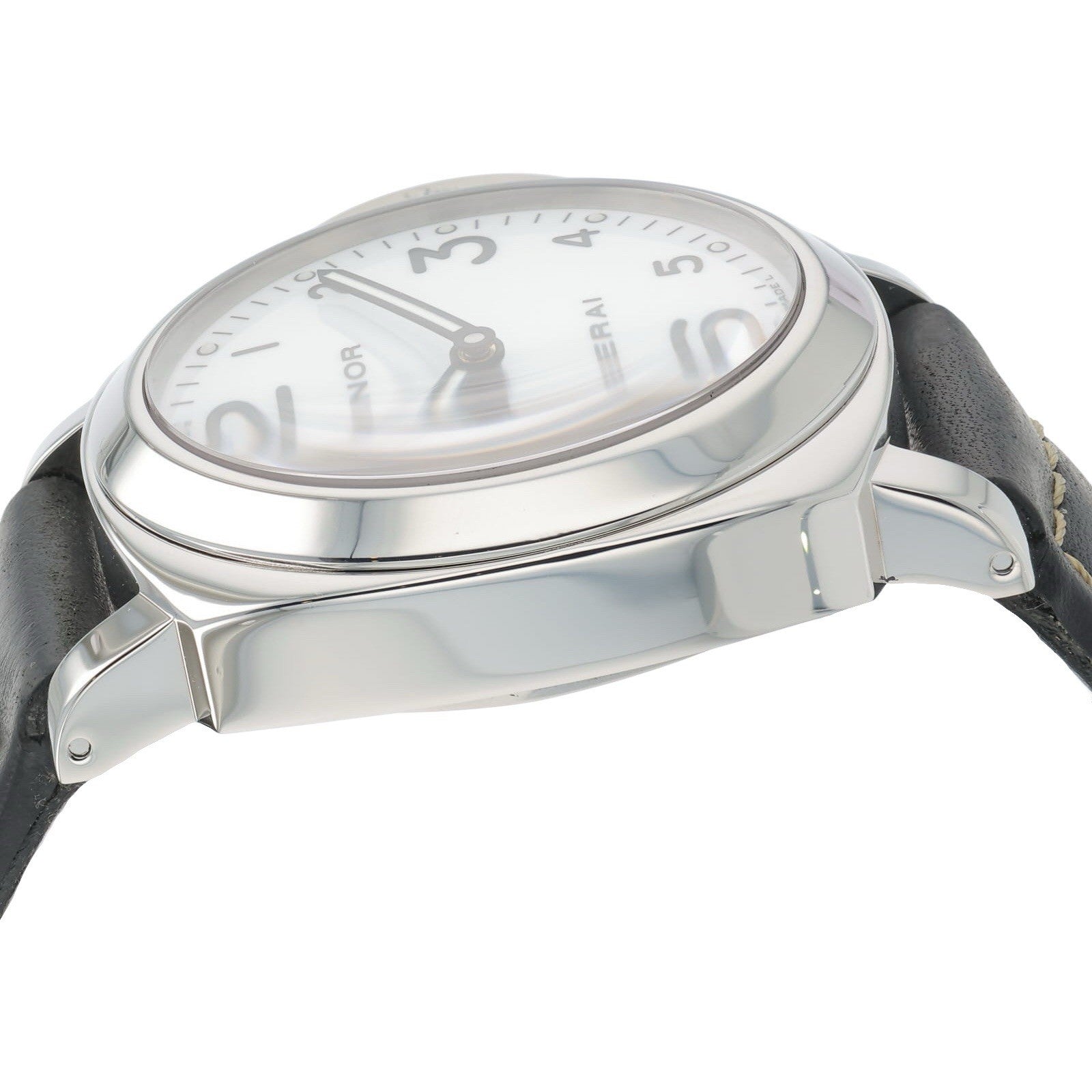 Panerai Luminor Base Stainless Steel White Dial 44mm Manual Wind Mens PAM00114