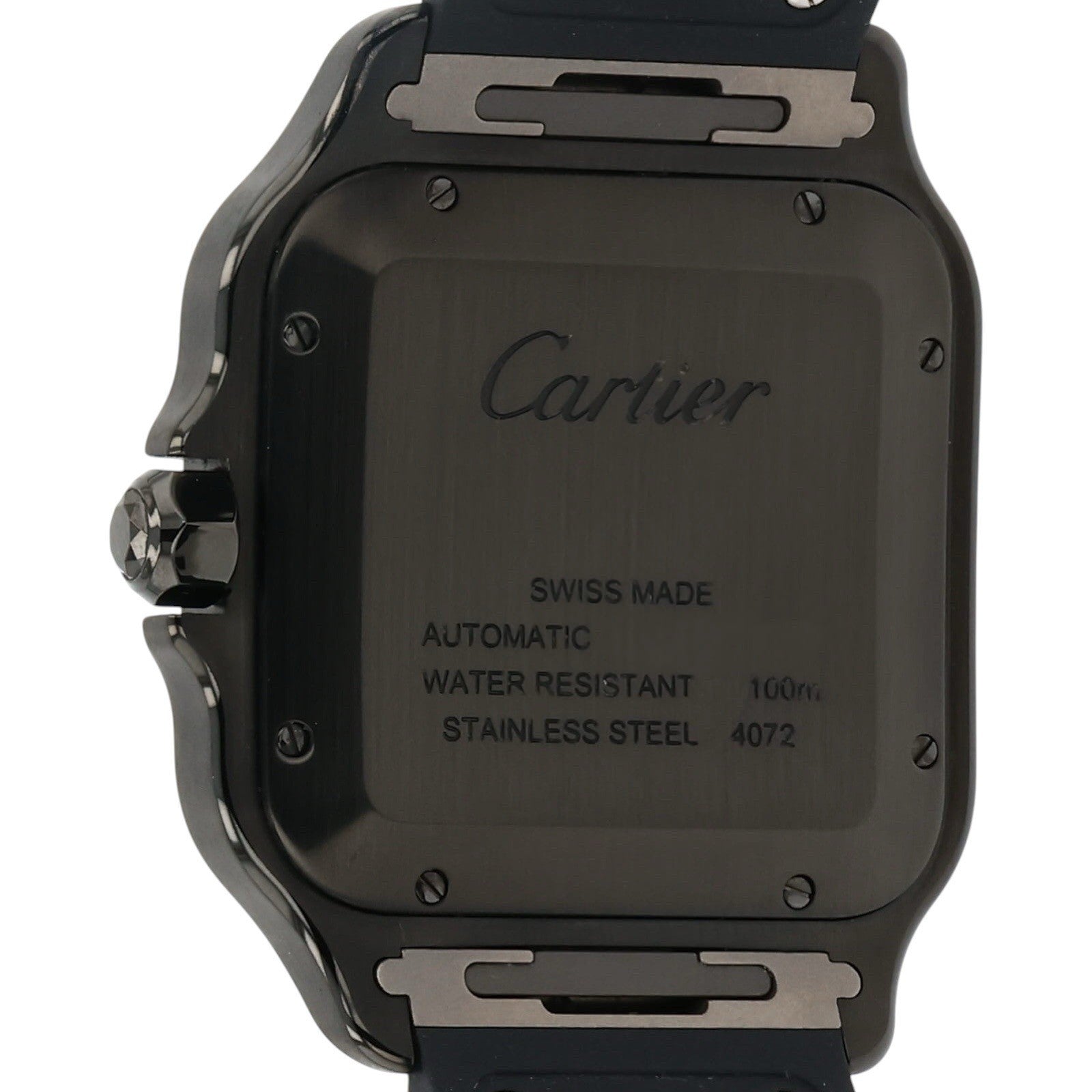 2024 Cartier Santos Stainless Steel Black Dial 40mm Automatic Watch WSSA0039