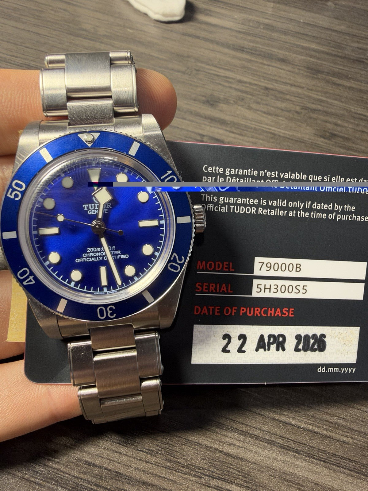 2026 Tudor Black Bay 54 Stainless Blue 37mm Automatic Watch 79000B-0001