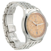 Breitling Premier Salmon Dial Stainless Steel 42mm Automatic Men’s Watch AB0145