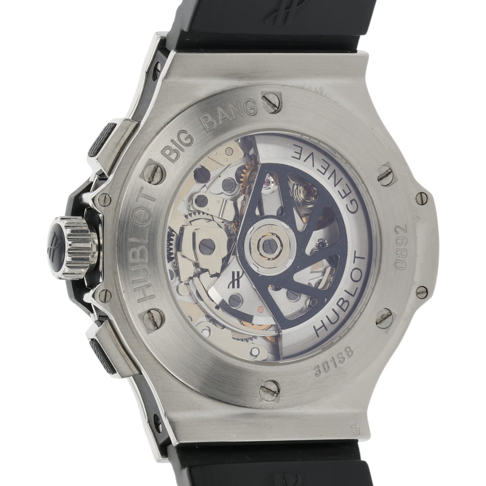 Hublot Big Bang Chrono Black Carbon Dial Steel 44mm Automatic Mens 301.SB.131.RX