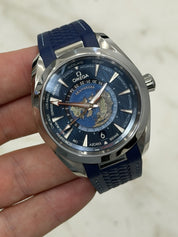 2026 Omega Seamaster Aqua Terra Worldtimer Blue Dial Watch 220.12.43.22.03.001