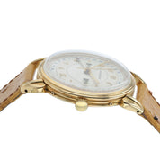 Movado Calendograph Silver Dial 14k Solid Gold 34mm Manual Wind Unisex 44823