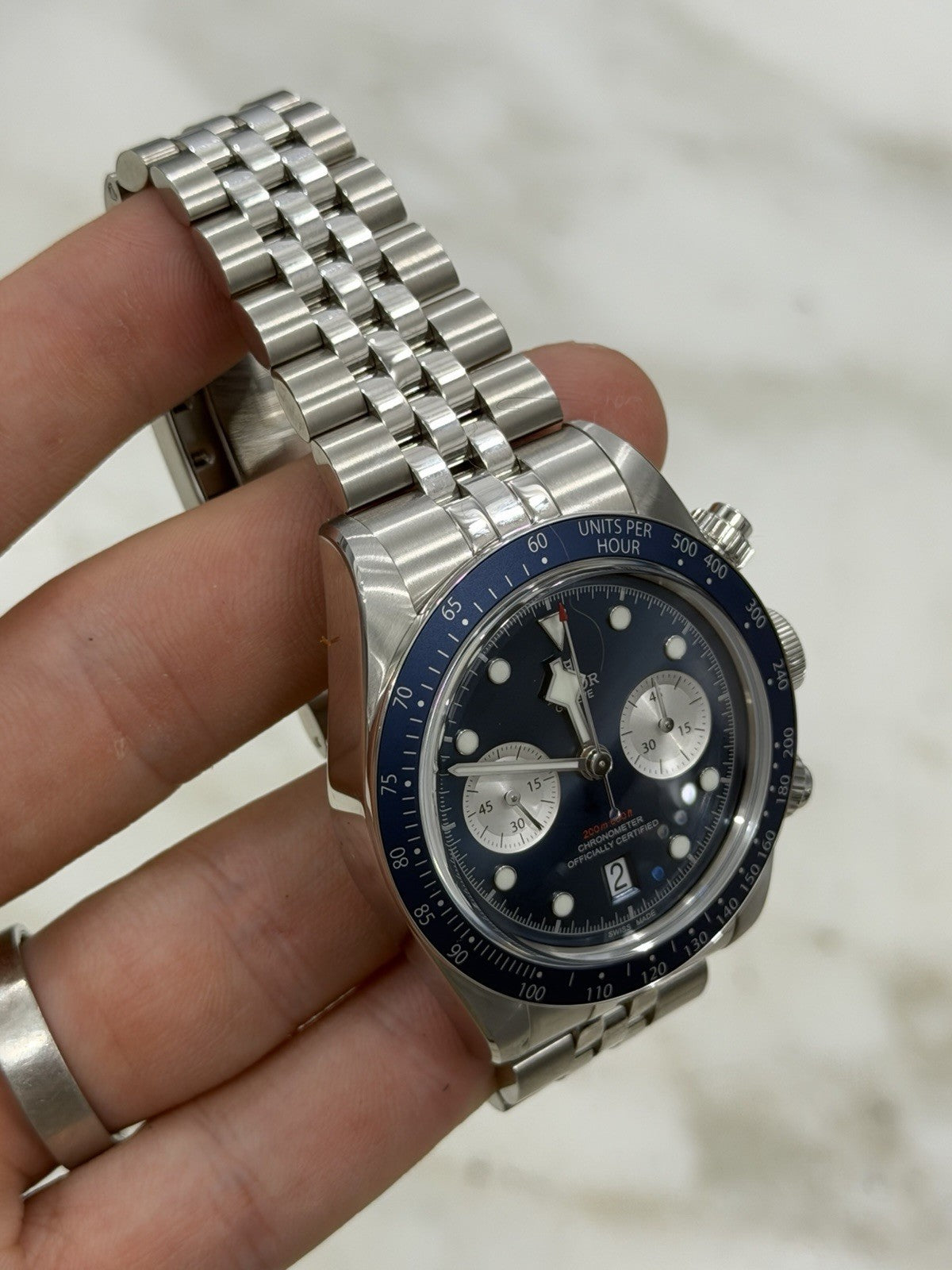 2024 Tudor Black Bay Stainless Steel Blue Dial 41mm Automatic Mens Watch 79360