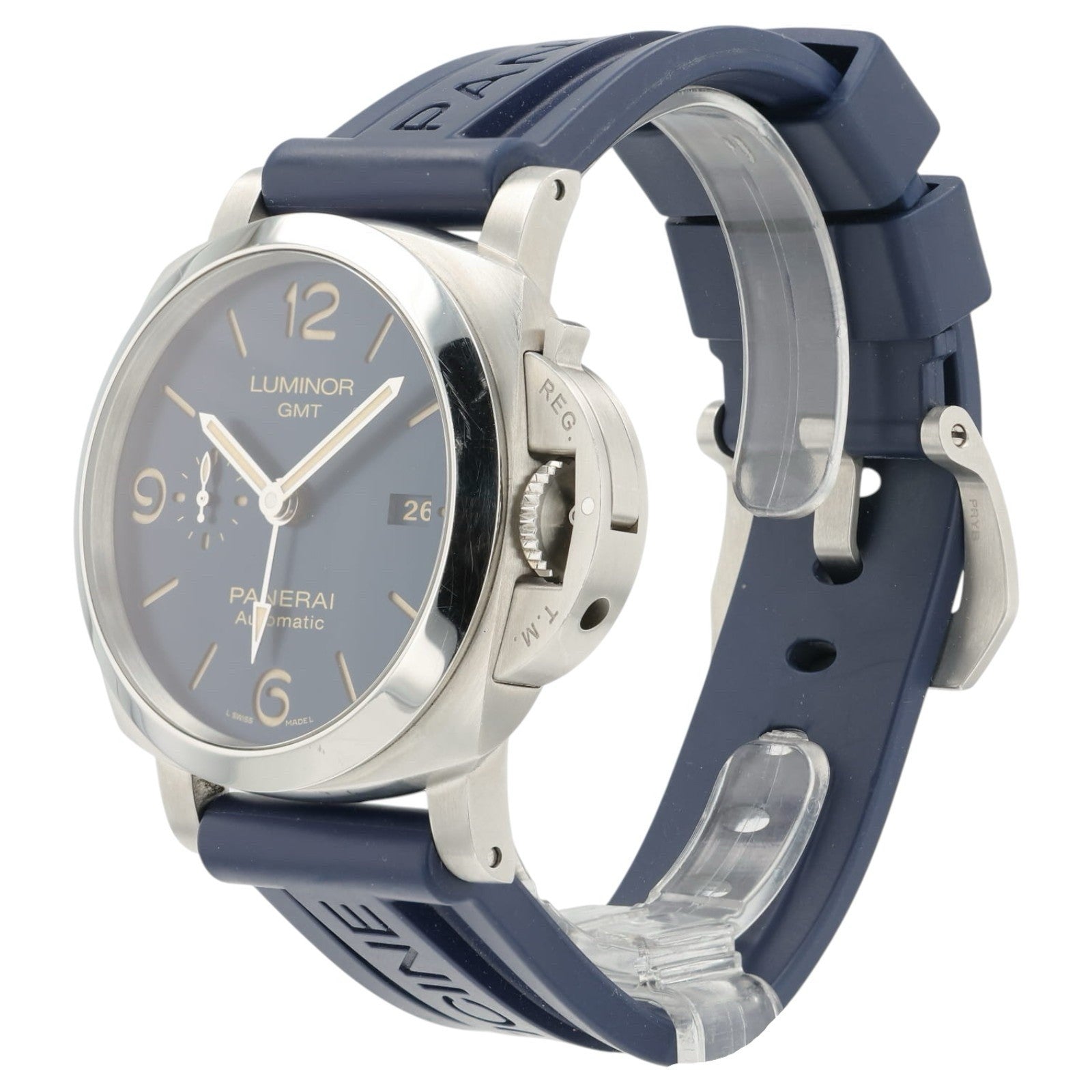 Panerai Luminor Blue Dial Stainless Steel 44mm Automatic Men’s Watch PAM01033
