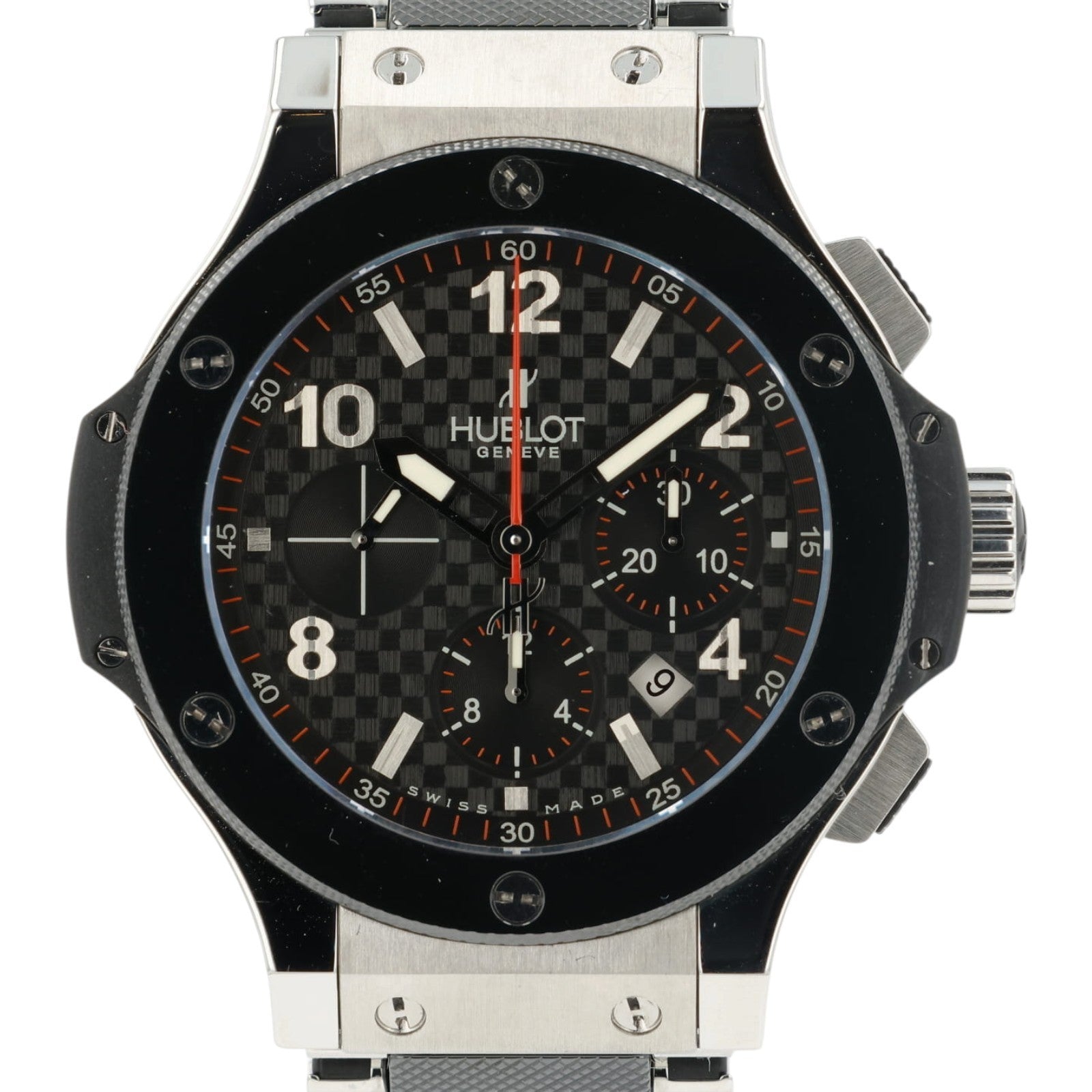 Hublot Big Bang Black Carbon Fiber Dial Steel 44mm Automatic Mens 301.SB.131.SB