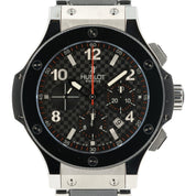 Hublot Big Bang Black Carbon Fiber Dial Steel 44mm Automatic Mens 301.SB.131.SB