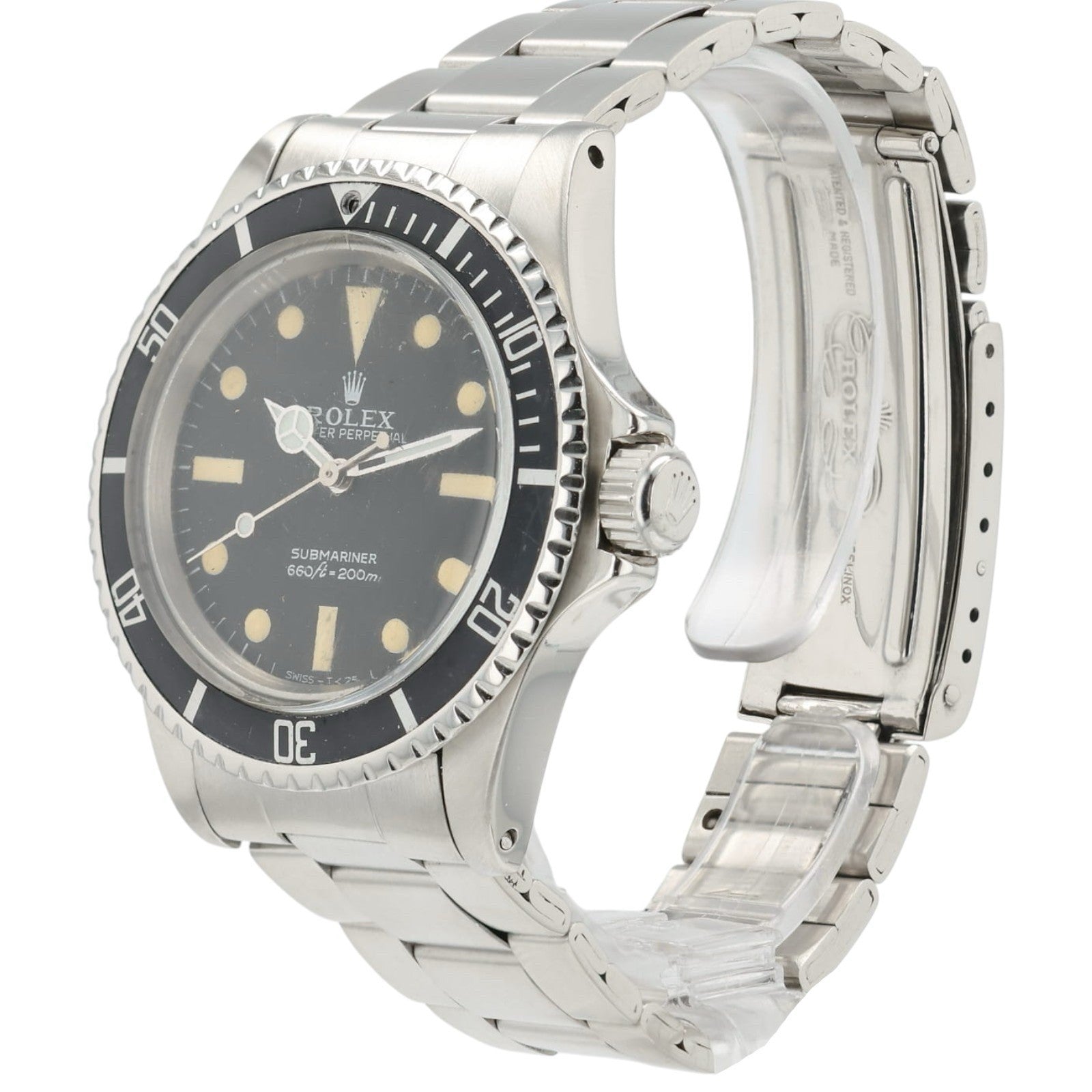 Rolex Submariner No-Date Black Dial Steel 40mm Automatic Men’s Watch 5513