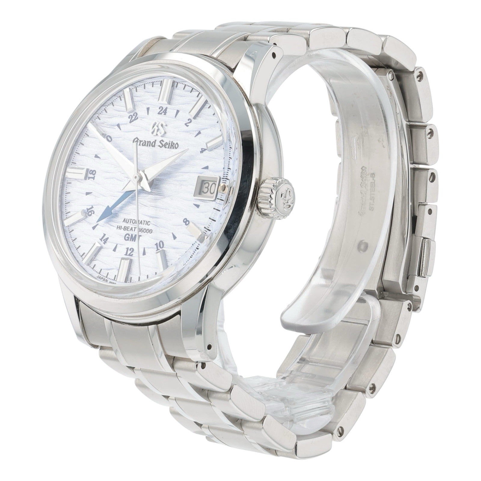 Grand Seiko Stainless Steel Silver Dial 39.5mm Automatic Men’s Watch SBGJ249